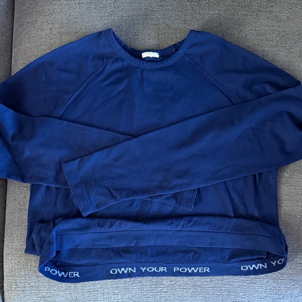 Athleta Girl Power Up Long Sleeve Tee - XL - Own Your Power